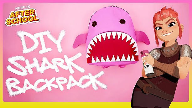 DIY Nimona No-Sew Shark Backpack 🦈🤘 Nimona is now streaming on Netflix!
